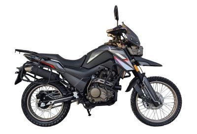 Мотоцикл кроссовый / эндуро Мотомир FIREGUARD 250 TRAVEL светло-серый с ПТС (+БАГАЖНИК)