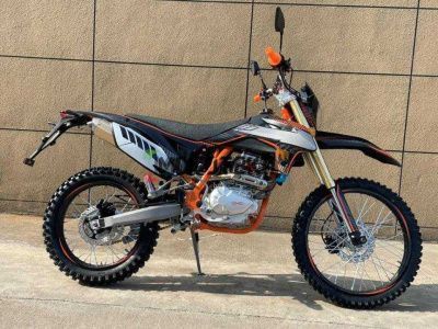 Мотоцикл кроссовый / эндуро Мотомир X - MOTOS Cross 250 чёрный/белый/оранжевый с ПТС